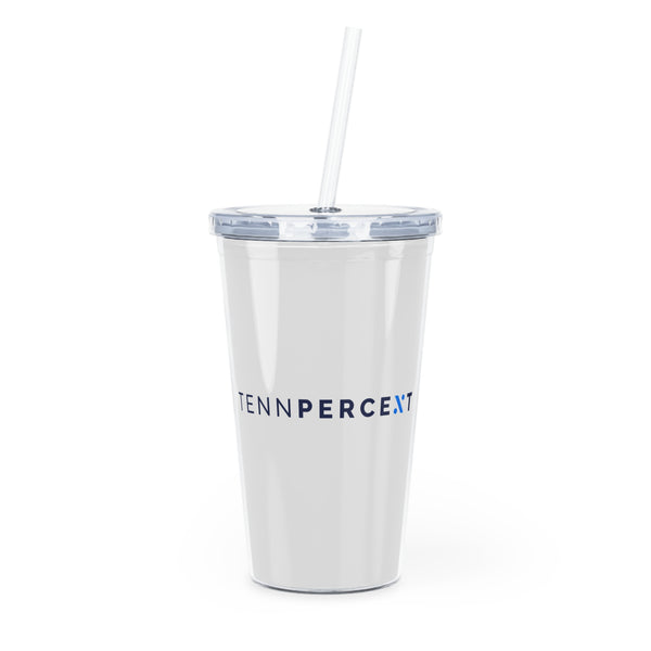 Plastic Tumbler with Straw || Gobelet en plastique avec paille